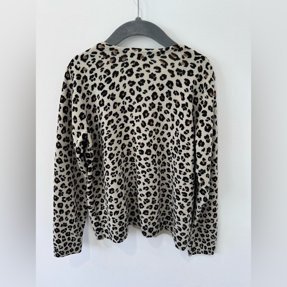H&M Girl’s Animal Print Button-Down Sweater Cardigan - Size US 6-8Y - Picture 7 of 8